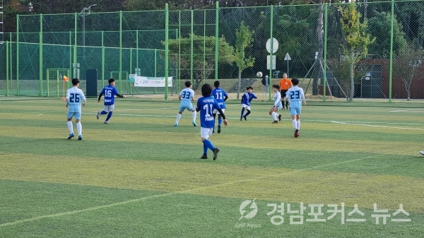 지난 11월 개최된 전국유소년 축구대회/고성군